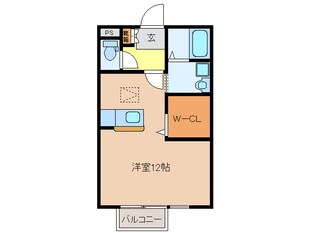 松阪駅 徒歩17分 1階の物件間取画像